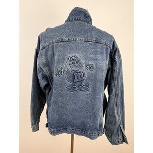 Vintage Planet Mars Peanut M&M Denim Jacket Men's L